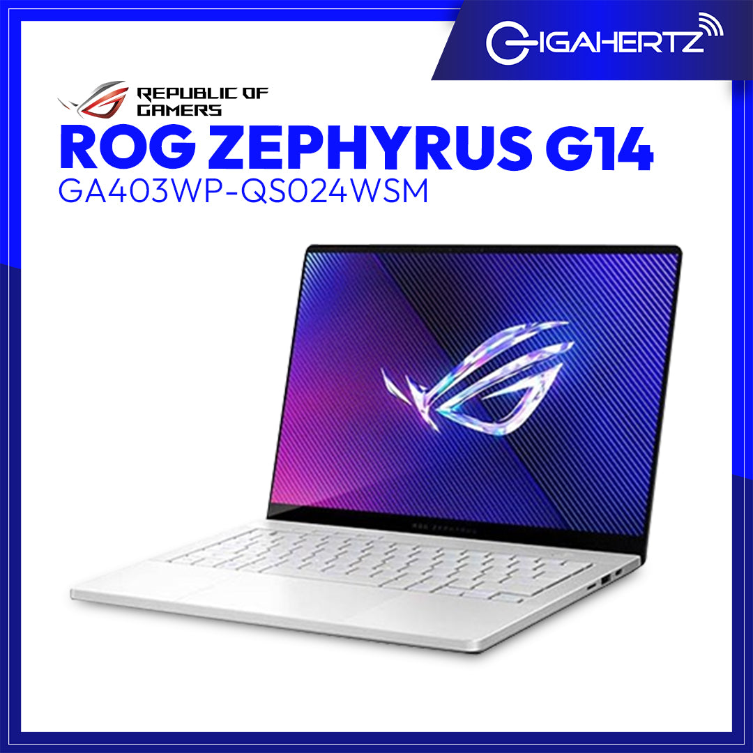 Asus ROG Zephrus G14GA403WP-QS024WSM  | AMD Ryzen™ AI 9 HX 370 | NVIDIA® GeForce RTX™ 5070 | 32GB RAM | 1TB SSD | WIN11