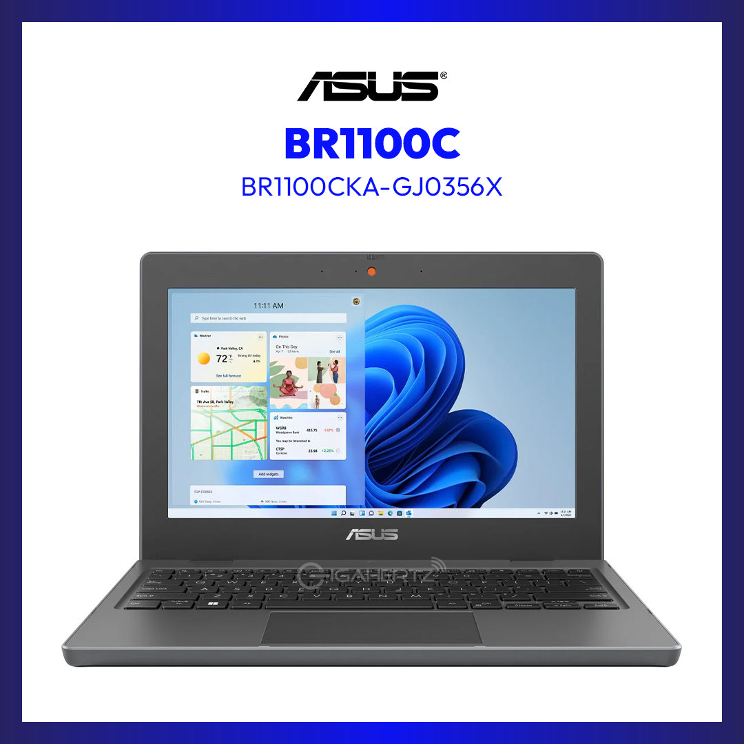 Asus Rugged Laptop BR1100CKA-GJ0356X | 11.6" HD | Pentium Silver N6000 | UHD Graphics | 4GB RAM | 64G EMMC