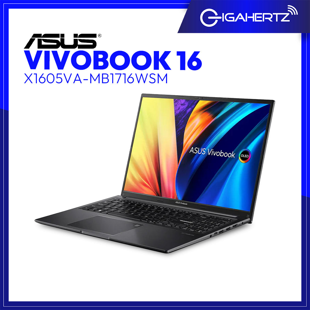 Asus Vivobook X1605VA-MB1716WSM | 16" WUXGA  | Intel Core i5-13420H | Intel Iris Graphics | 16GB RAM | 512GB SSD | WIN 11
