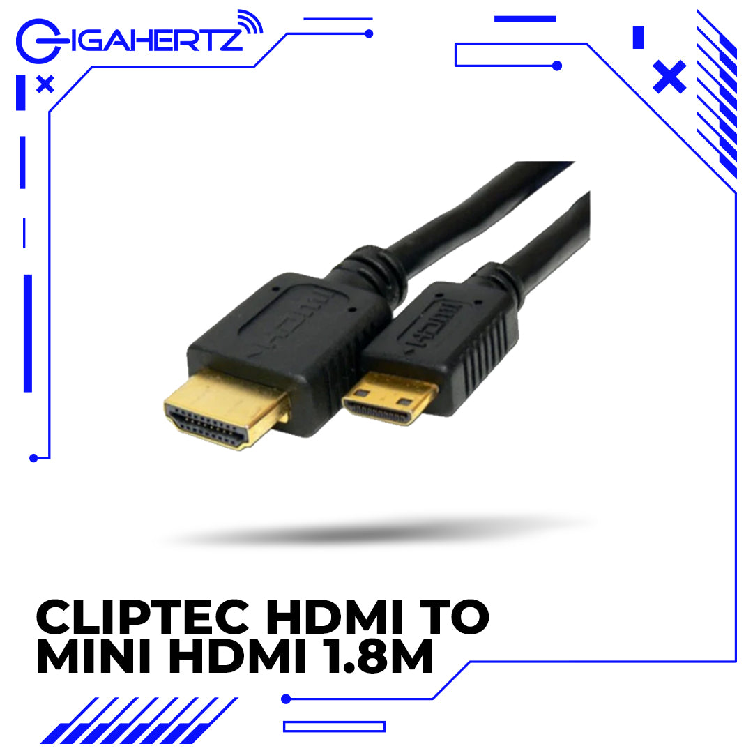 Cliptec HDMI To Mini HDMI 1.8m