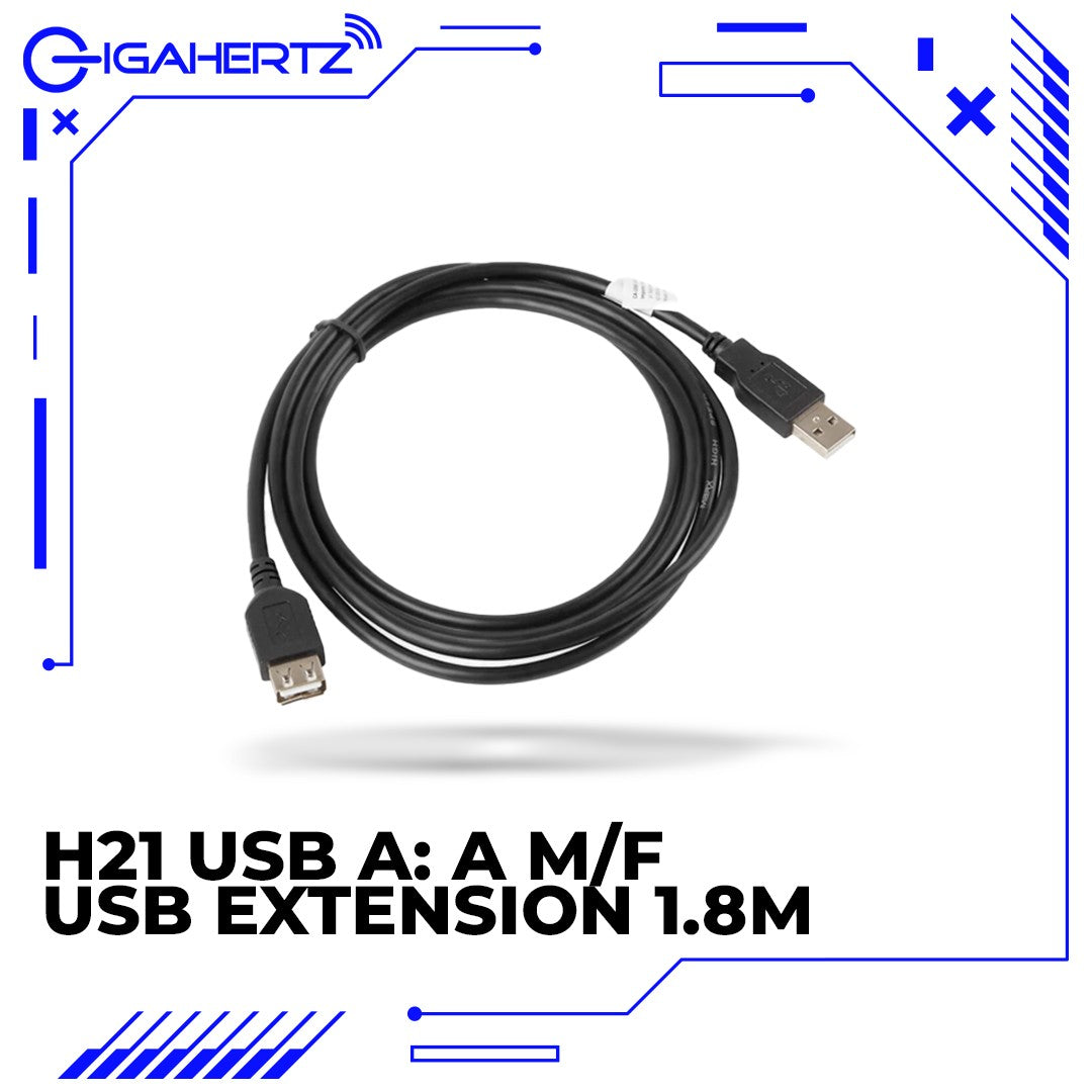 Gen H21 USB A: A M/F USB Extension 1.8M