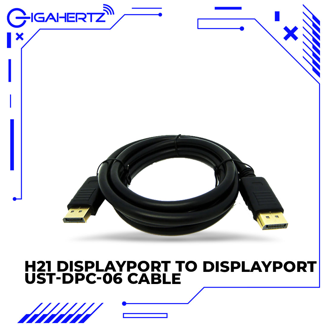 Gen H21 Displayport To Displayport UST-DPC-06 Cable