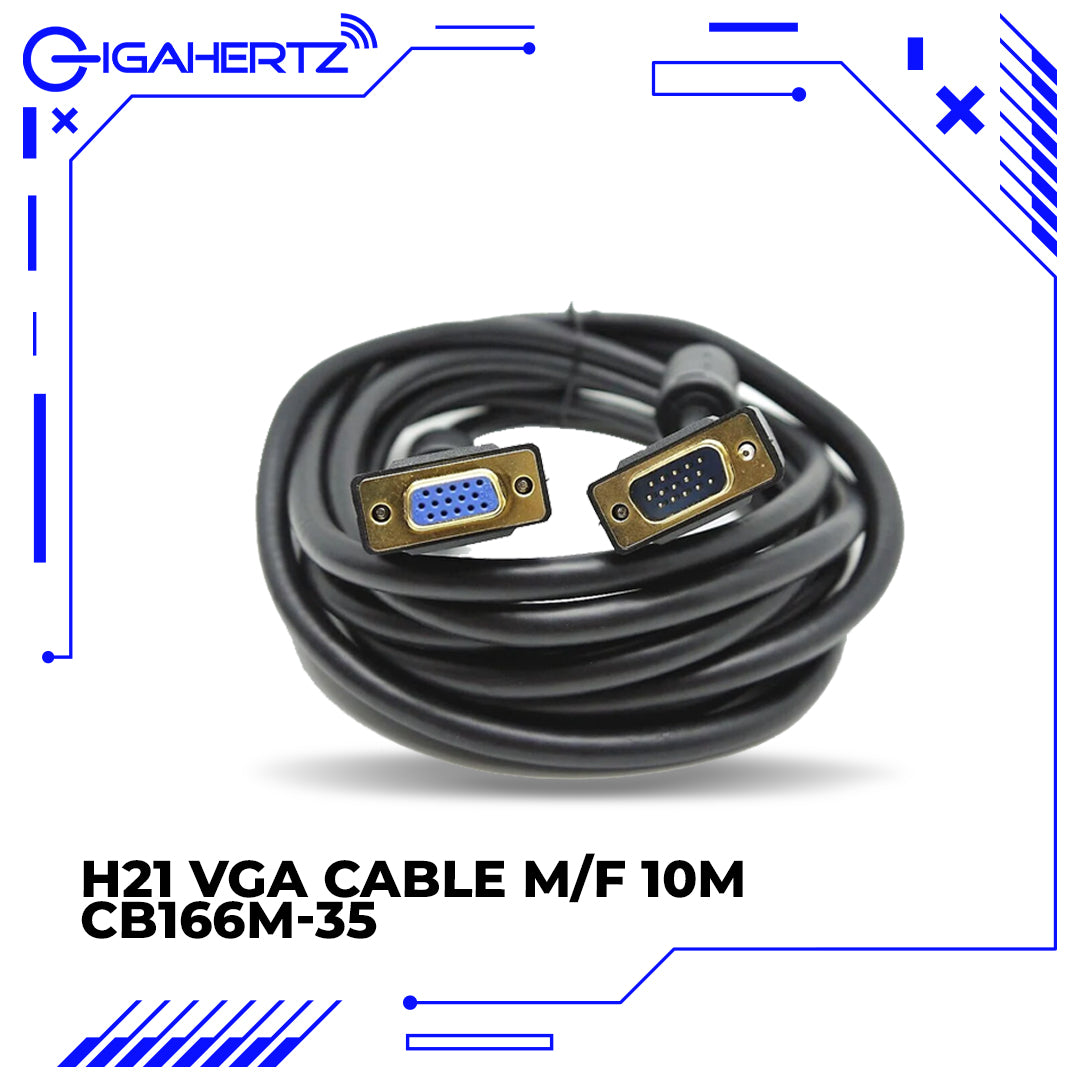 Gen H21 VGA Cable M/F 10M CB166M-35