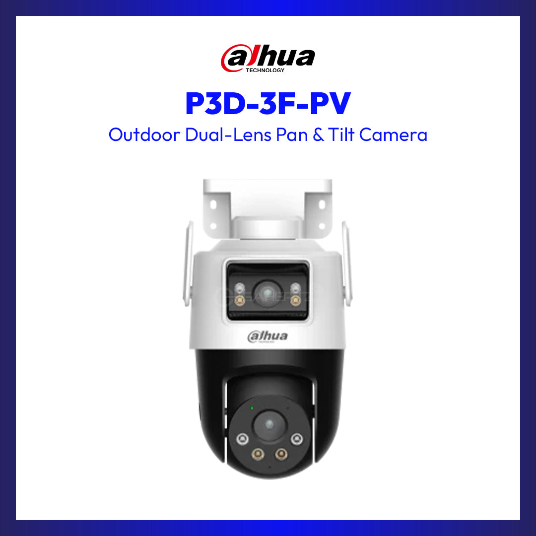 Dahua P3D-3F-PV 3+3MP Outdoor Wi-Fi Dual-Lens Pan & Tilt Camera