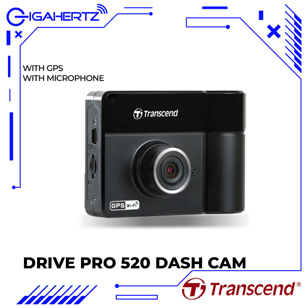Transcend Drive Pro 520 Dash Cam with GPS
