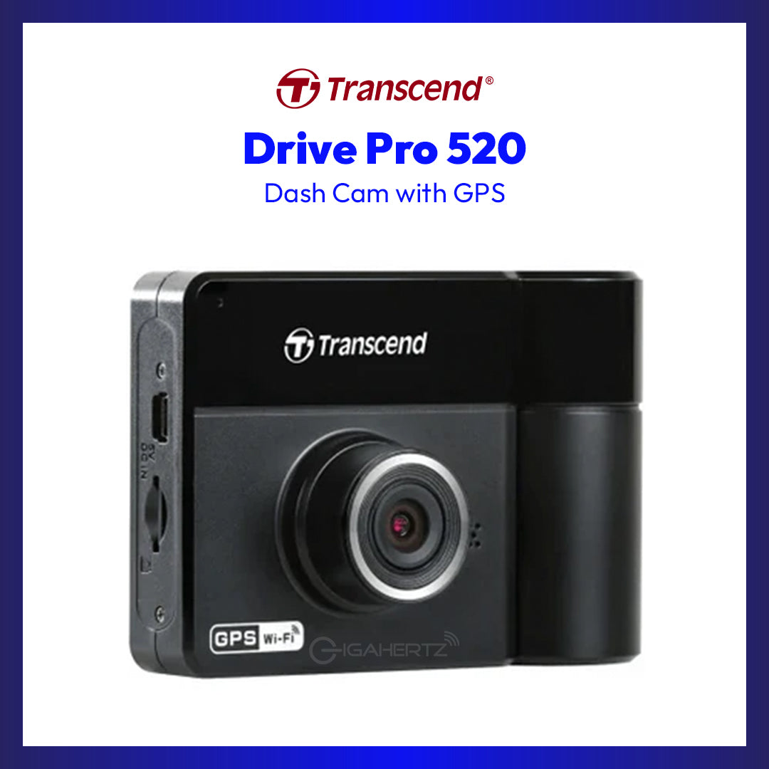 Transcend Drive Pro 520 Dash Cam with GPS
