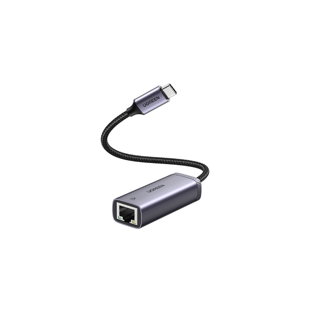 UGREEN USB-C 3.1 Gen1 To Gigabit Ethernet Adapter 10CM (SPACE GRAY)