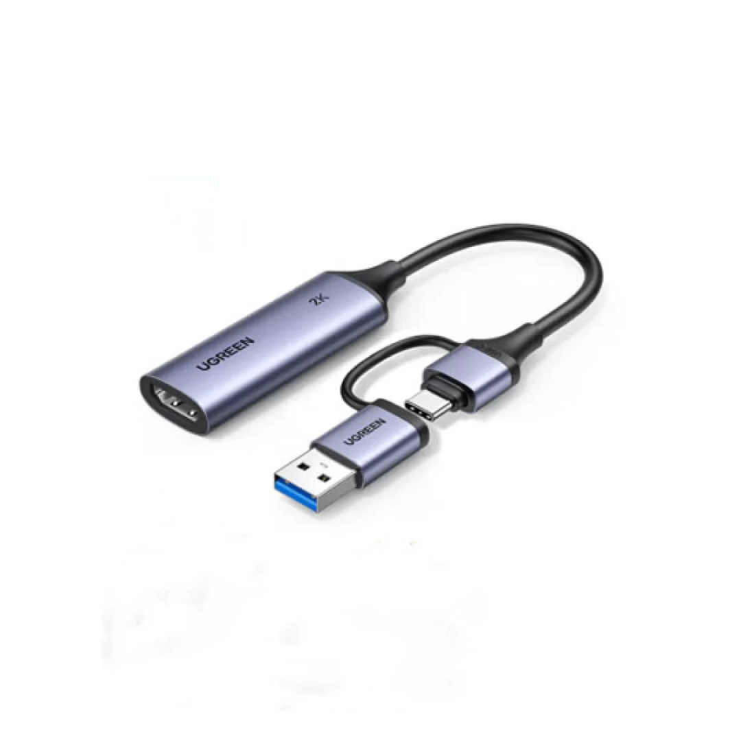 UGREEN USB 1080p Video Capture Device 10cm (Blue) (CM489/40189)