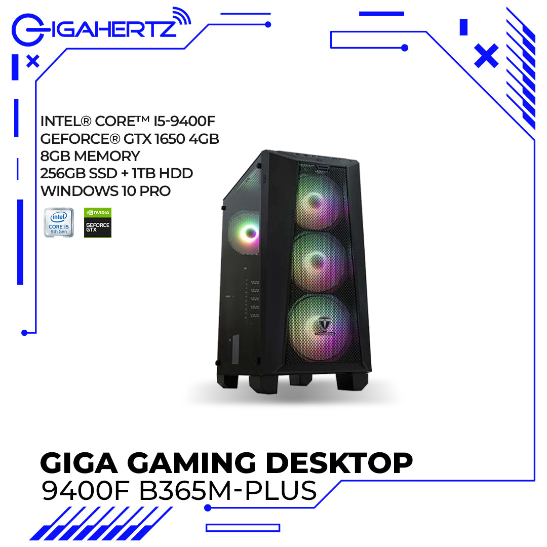 Giga Gaming Desktop 9400F B365M-PLUS