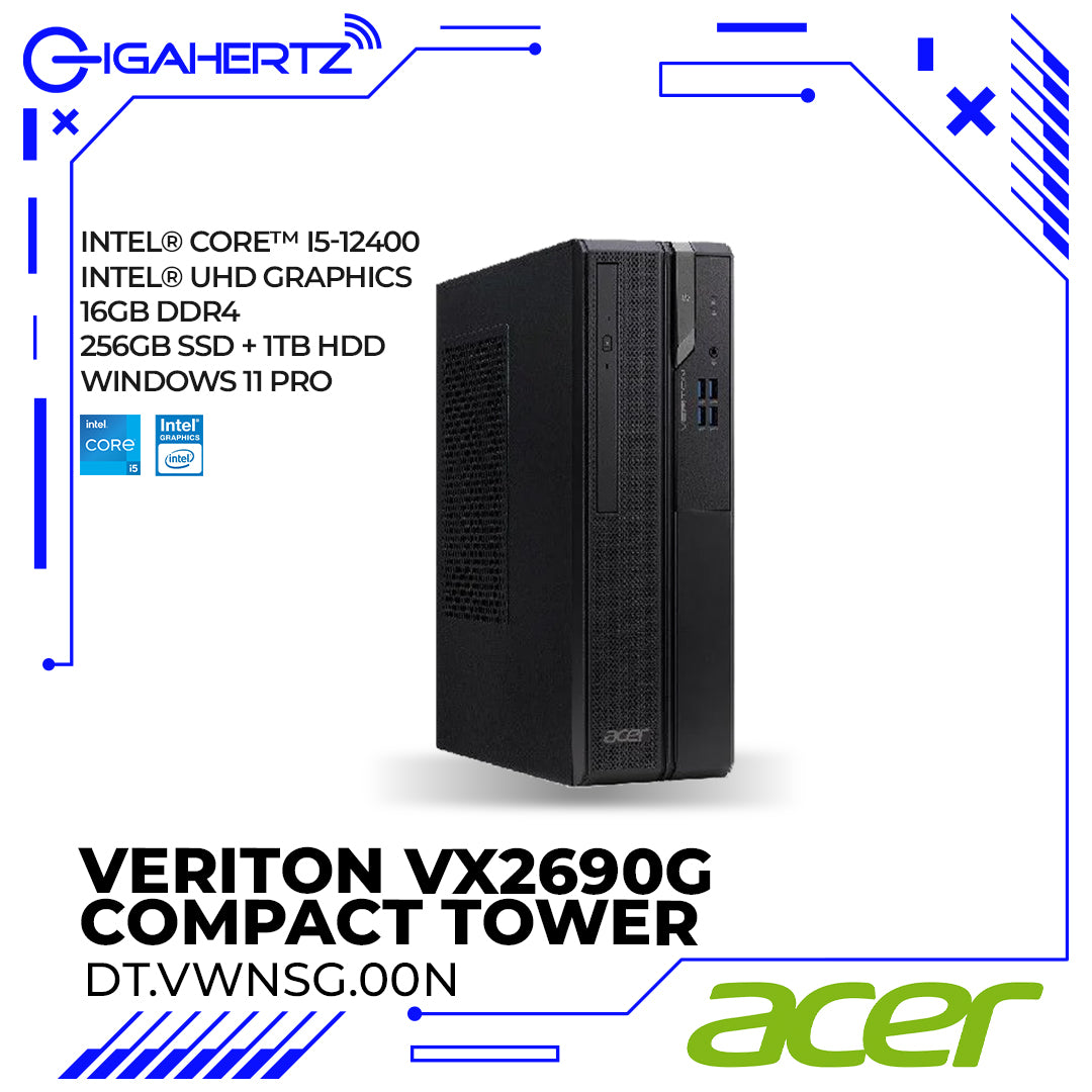 Acer Veriton VX2690G-DT.VWNSG.00N Compact Tower