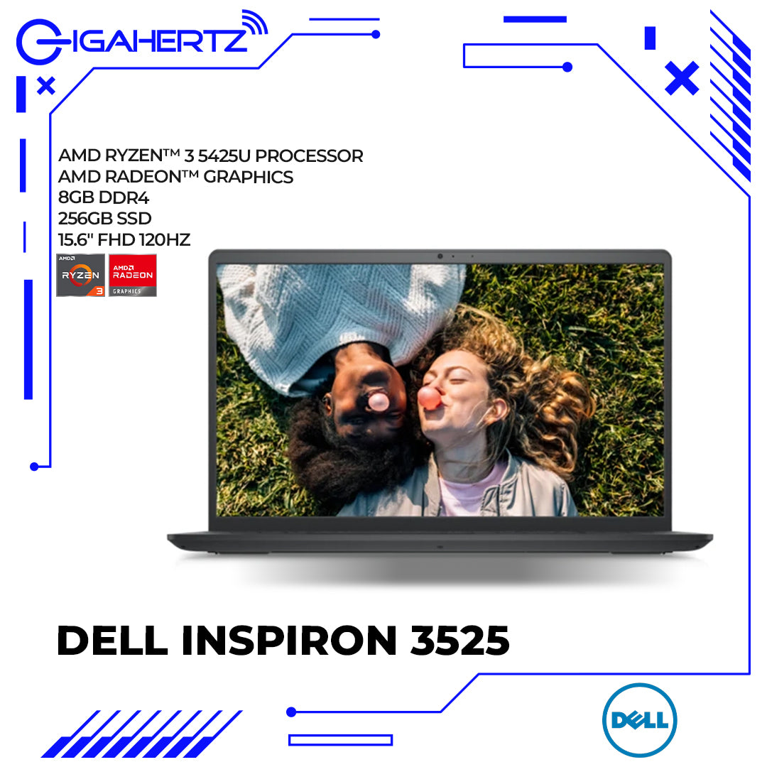 Dell Inspiron 3525 AMD® Ryzen3™ 5425U 256GB FHD Laptop