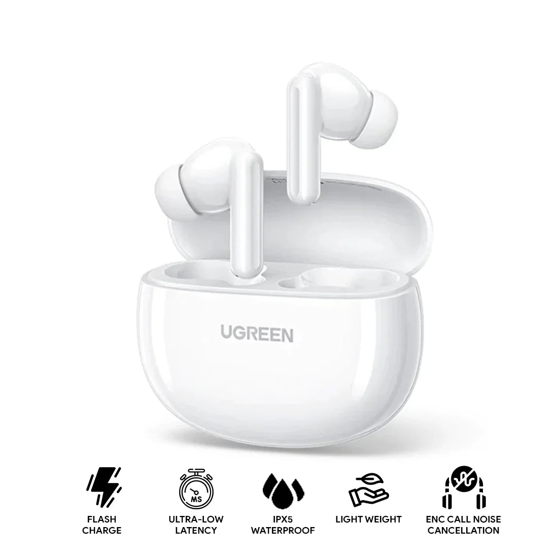 Ugreen HiTune P3 WS207 True Wireless Earbuds (White)
