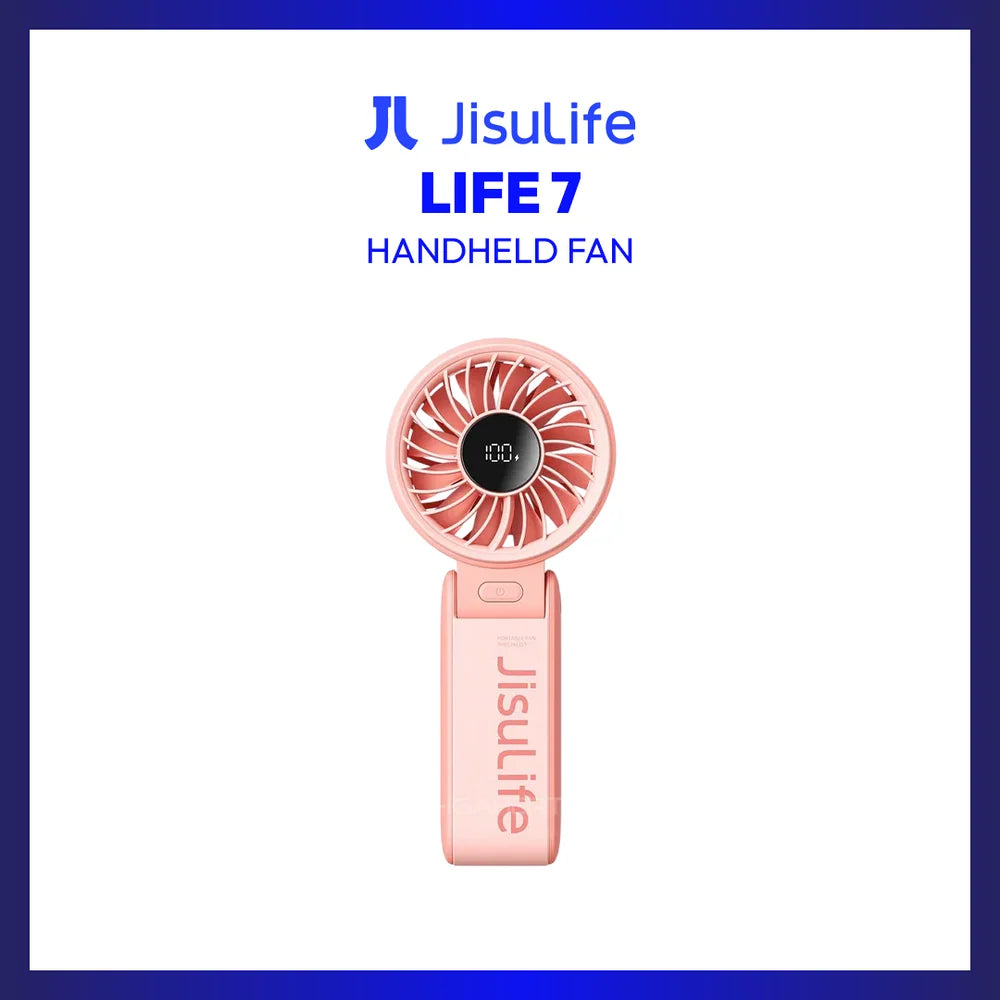 JisuLife Handheld Fan Life 7 (Pink)