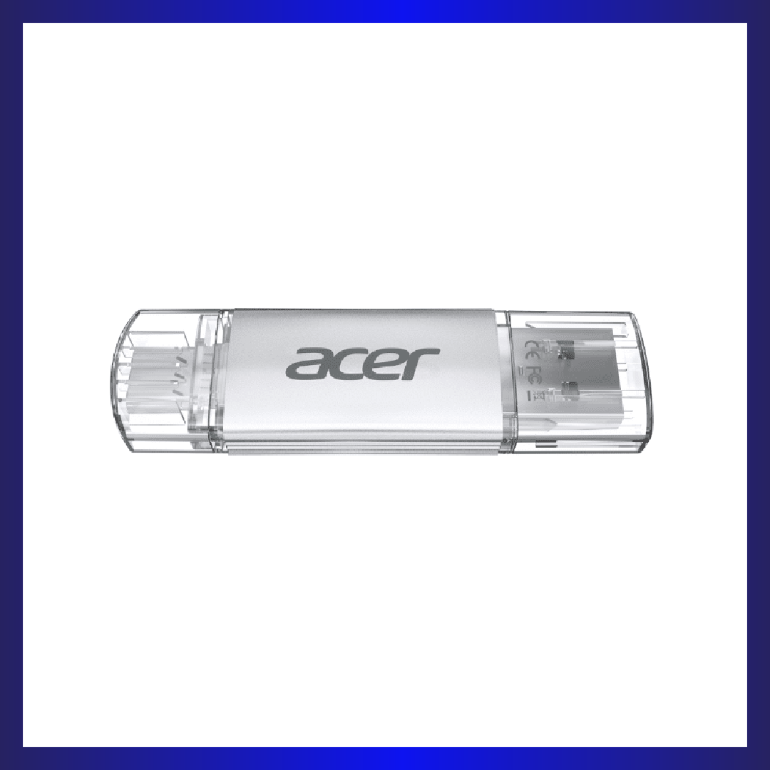 Acer UT300 64GB Dual Port USB 3.2 Flash Drive