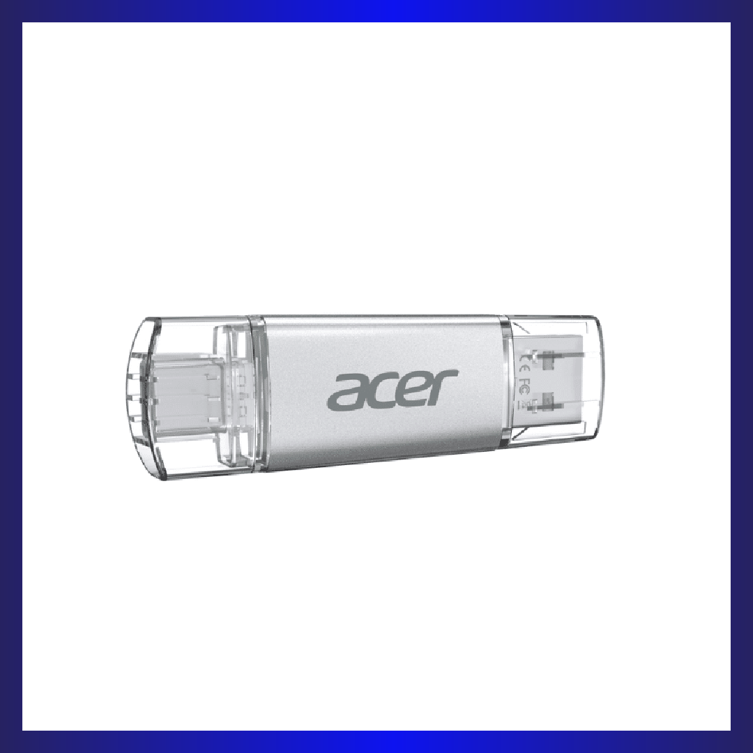Acer UT300 64GB Dual Port USB 3.2 Flash Drive
