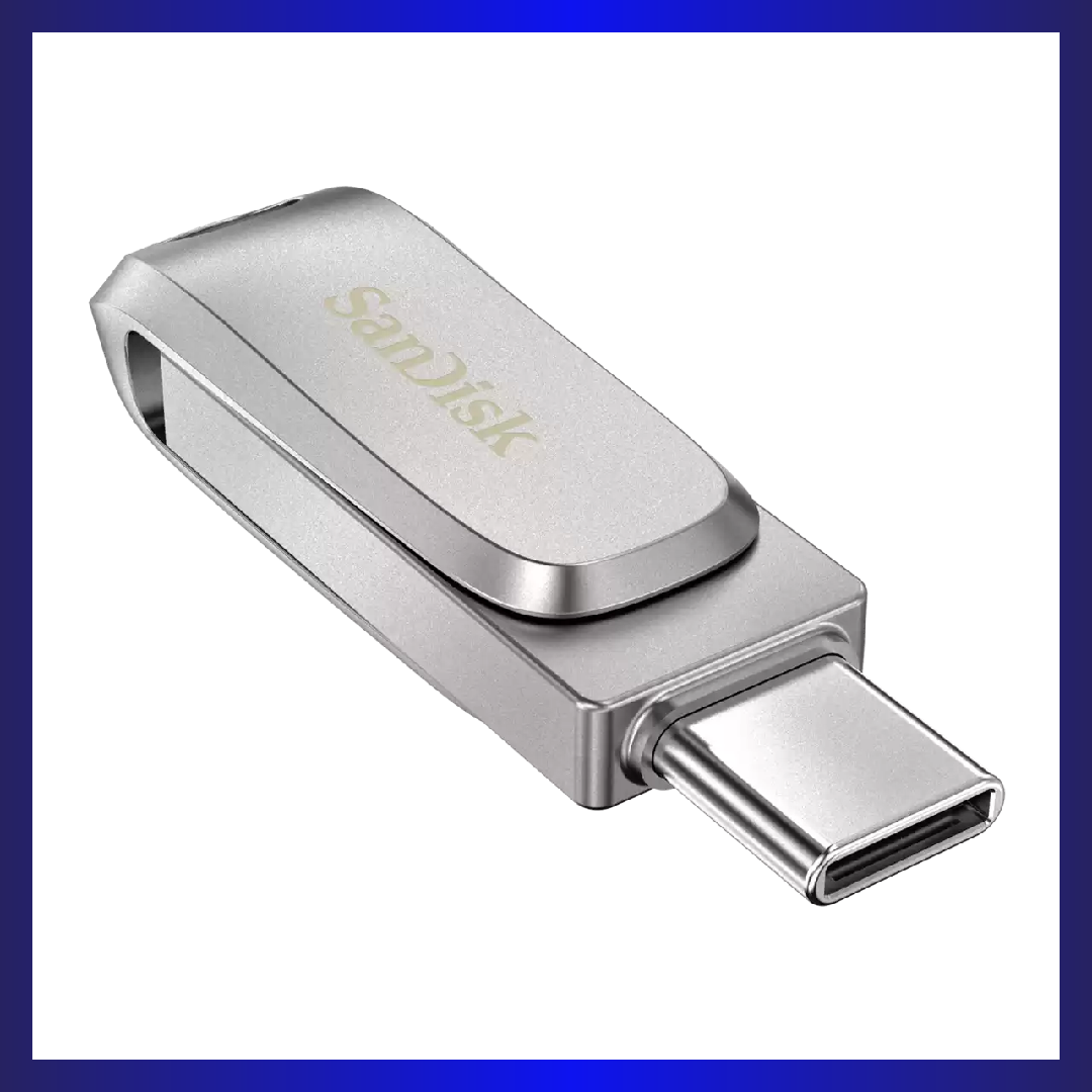 SanDisk Ultra Dual Drive Luxe 32GB USB Type-C Flash Drive (Silver)