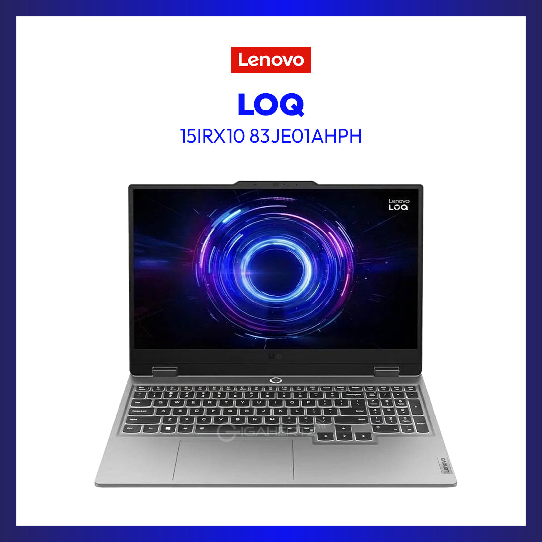 Lenovo LOQ 15IRX10 83JE01AHPH Gaming Laptop (Luna Grey) | 15.6" FHD (1920x1080) IPS 144Hz | Core i7-13645HX | 16GB RAM | 512GB SSD | RTX 5050 | Windows 11 Home