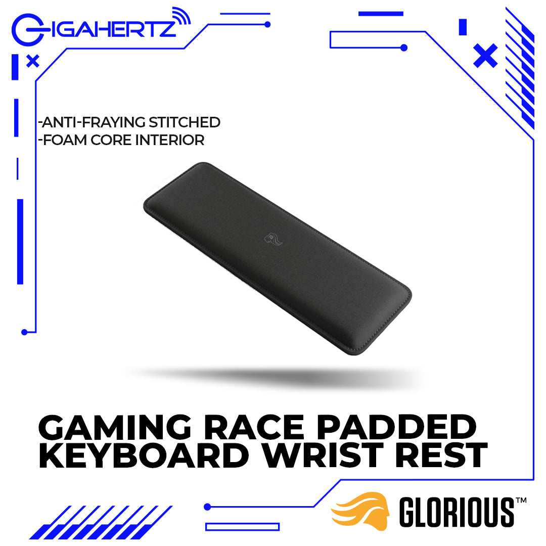 Glorious Gaming Race Padded Keyboard Wrist Rest Fits (Compact) Slim GSW-75