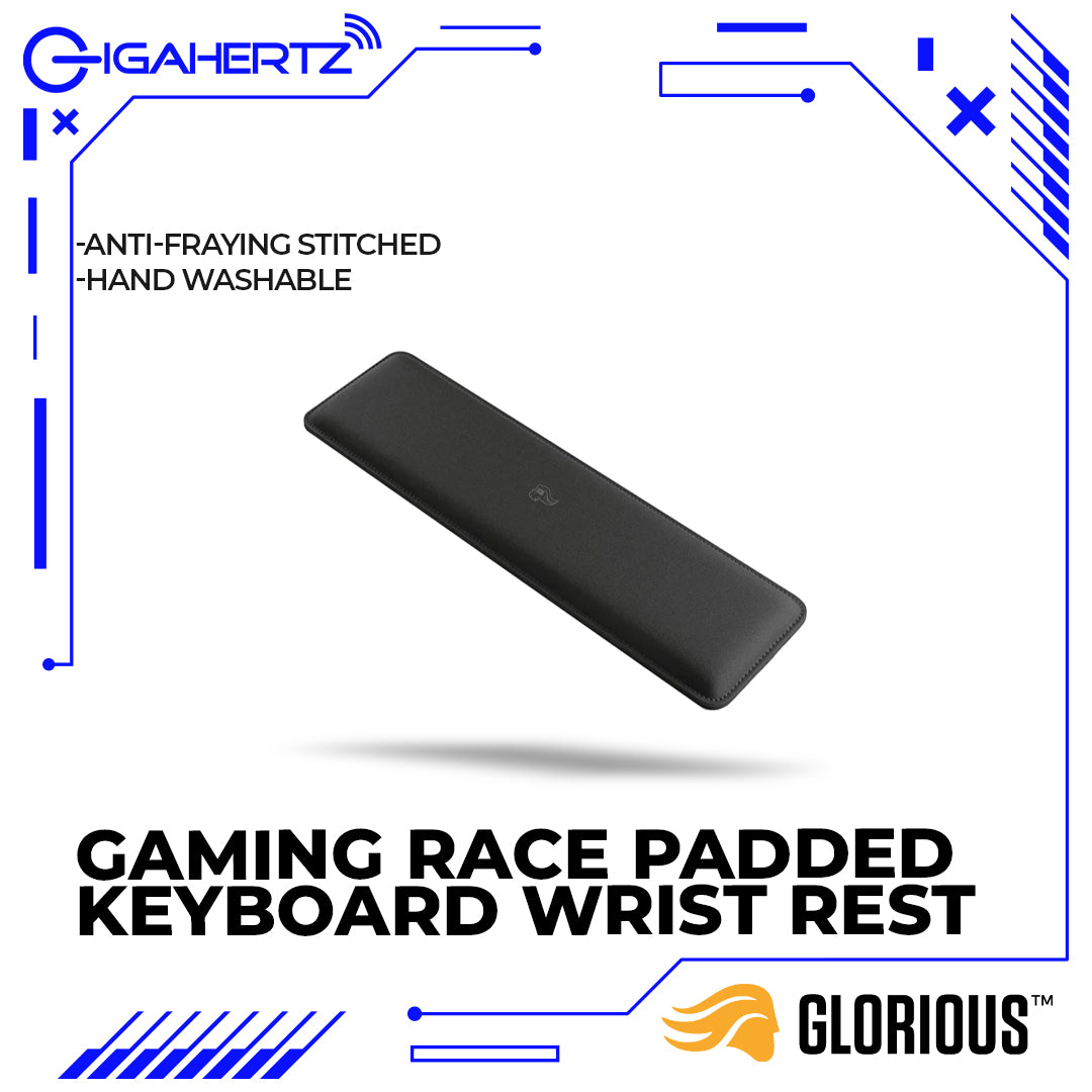 Glorious Gaming Race Padded Keyboard Wrist Rest Fits (TENKEYLESS) Slim GSW-87
