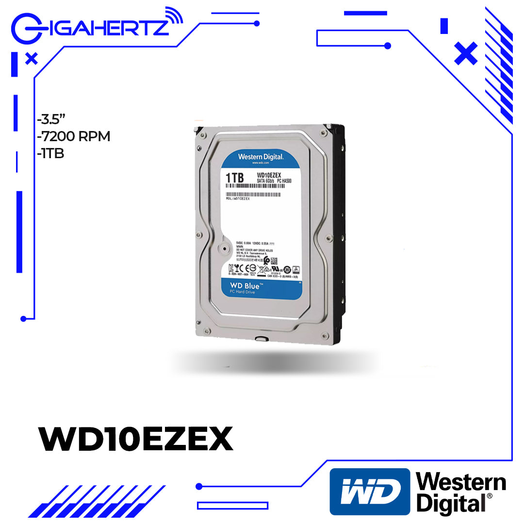 Western Digital WD10EZEX 1TB 7200 RPM Internal HDD