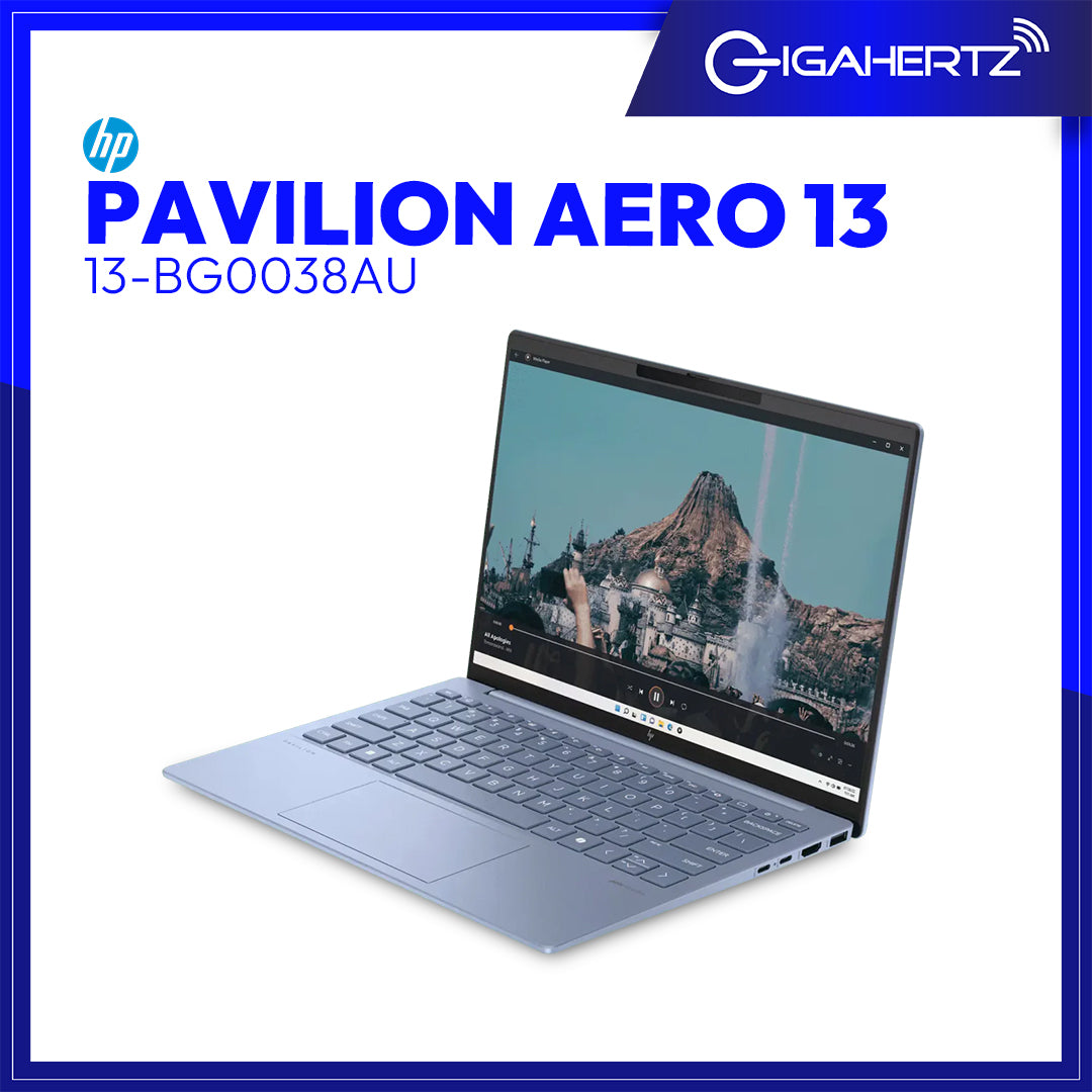 HP Pavilion Aero 13-BG0038AU | 13.3" WQXGA | Ryzen™ 5 8640U | Radeon™ Graphics | 16 GB RAM | 512 GB SSD | WIN 11