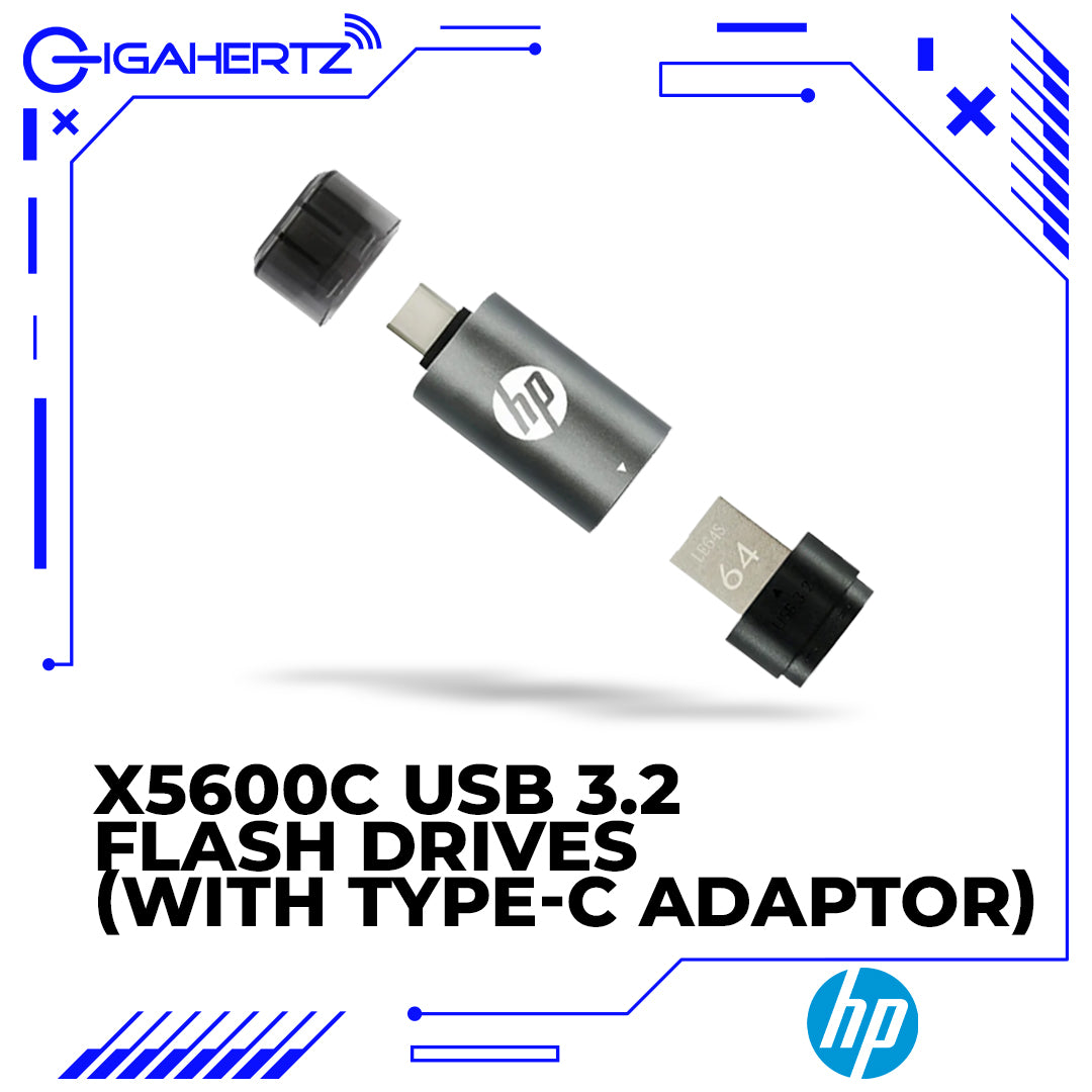 HP X5600C USB 3.2 Flash Drives (with Type-C adaptor)