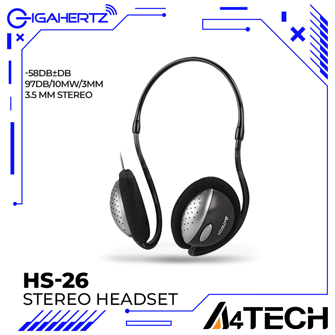 A4Tech HS-26 Comfort Fit Stereo Headset
