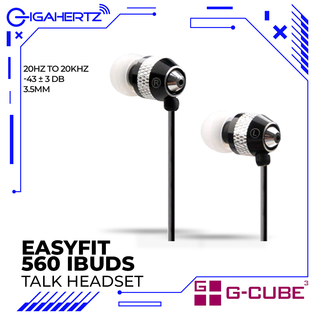 G-Cube EasyFIT™ 560 iBuds Talk Headset