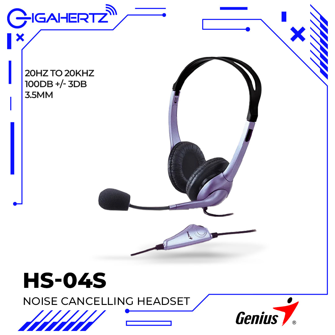 Genius HS-04S Noise Cancelling Headset