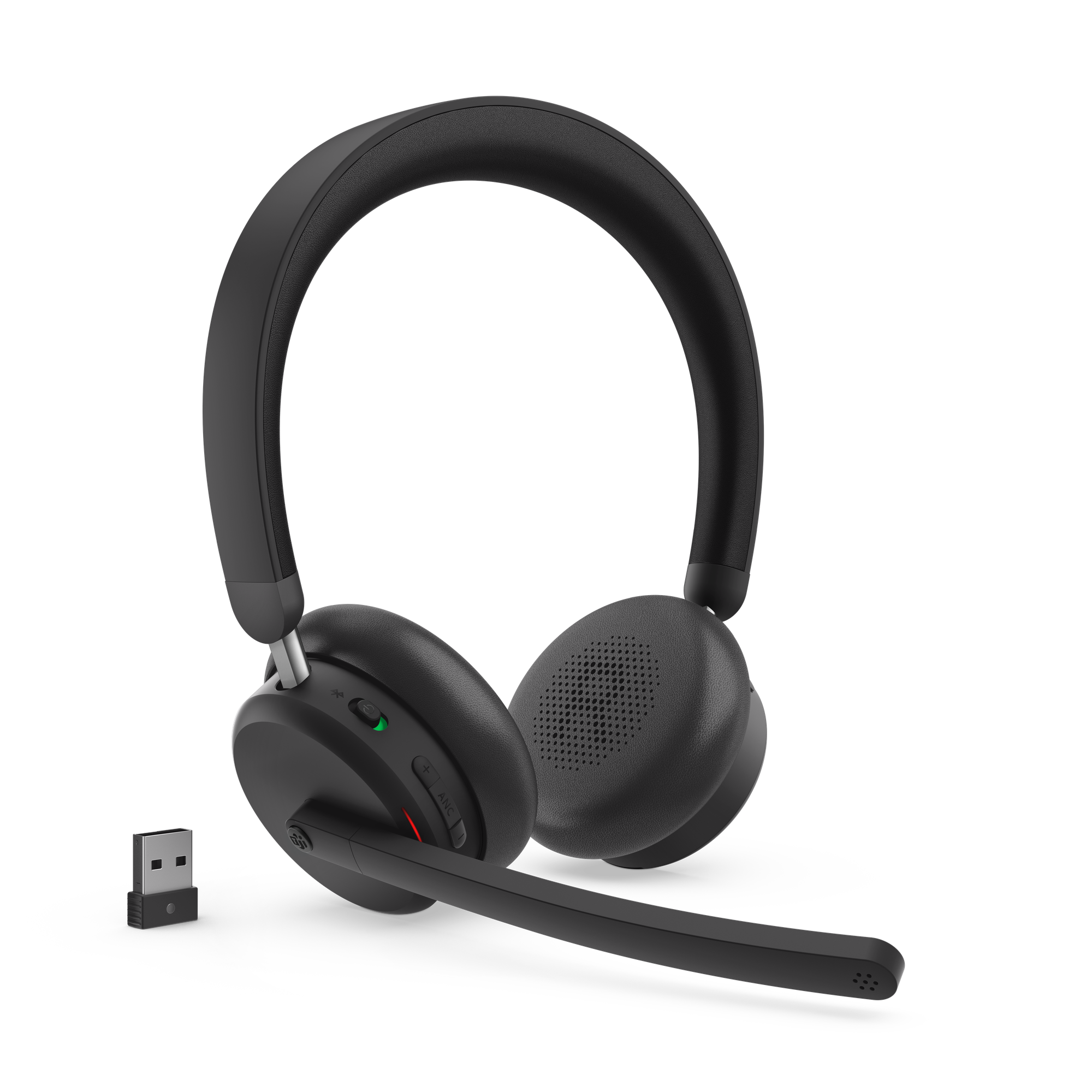 Lenovo Headset 6550 (4XD1S19777) | Dual-Mode Wireless | Bluetooth 5.3 + USB Receiver | ANC | Black