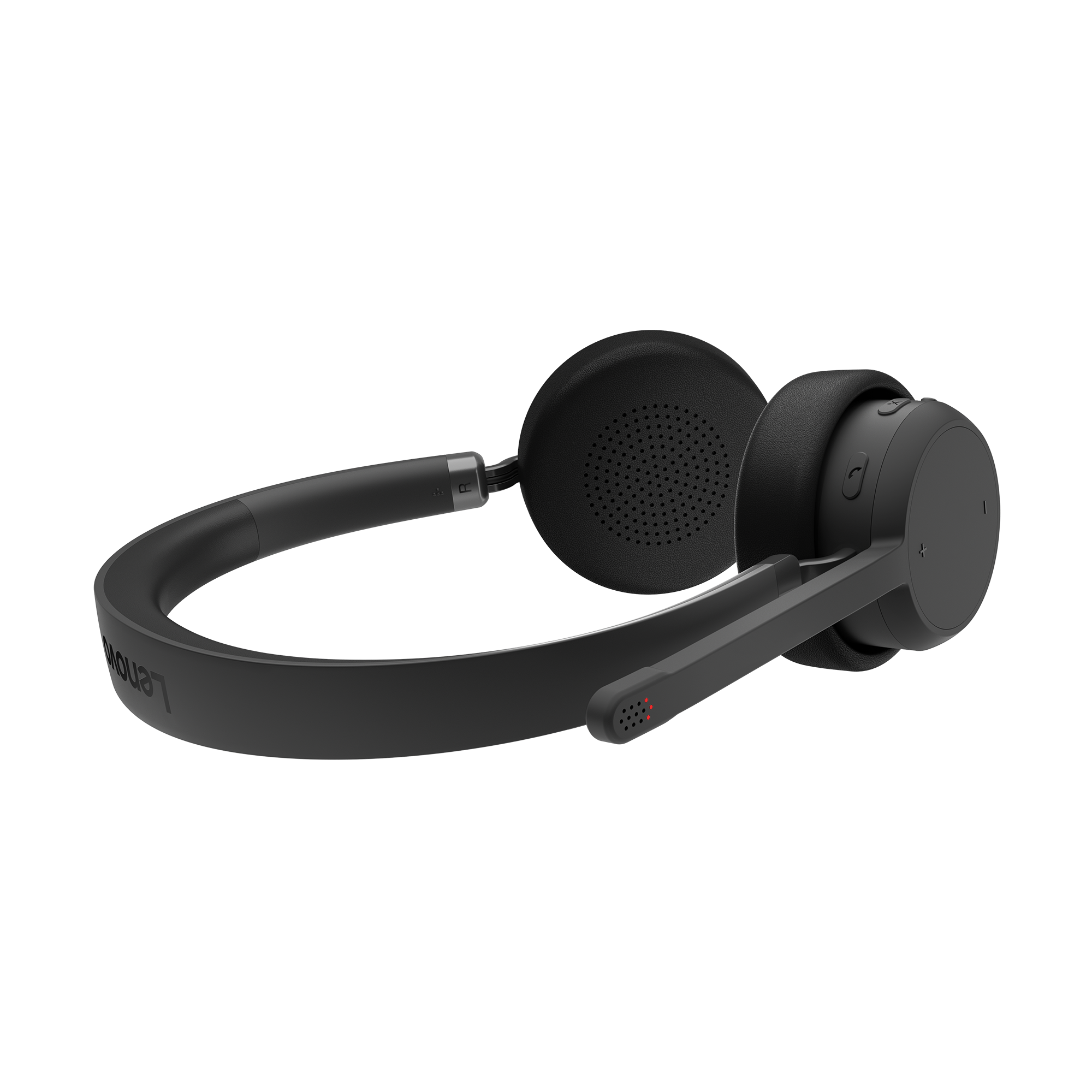 Lenovo Wireless Stereo Headset (4XD1Q30302) | Bluetooth 5.3 + USB Receiver | Stereo Audio | Black