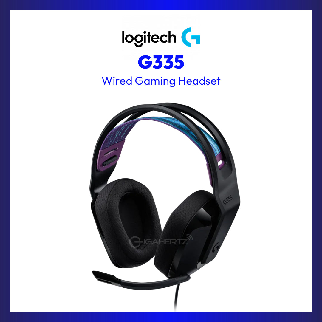 Logitech G335 Wired Gaming Headset (Black)