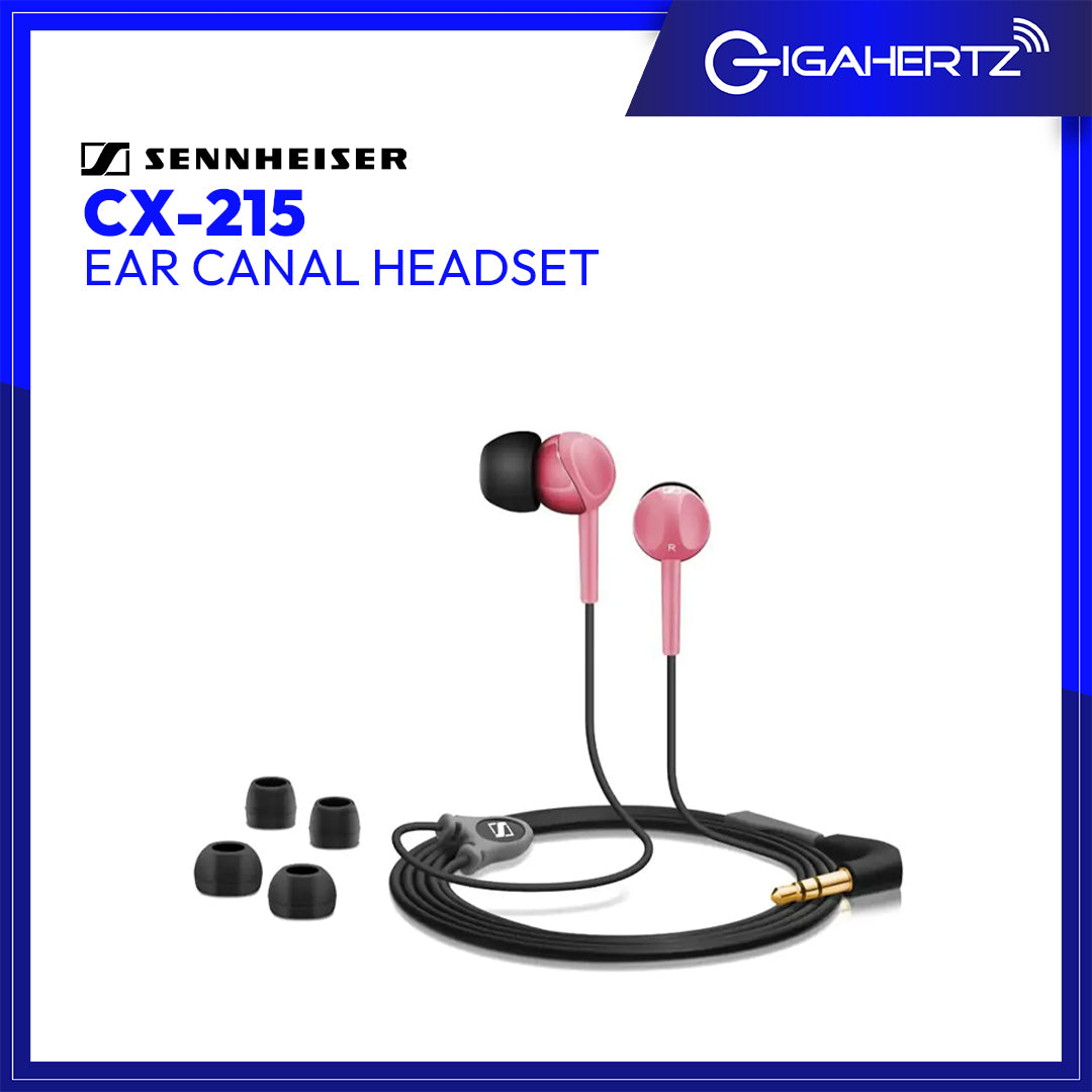 Sennheiser CX - 215 Ear Canal Headset | Gigahertz
