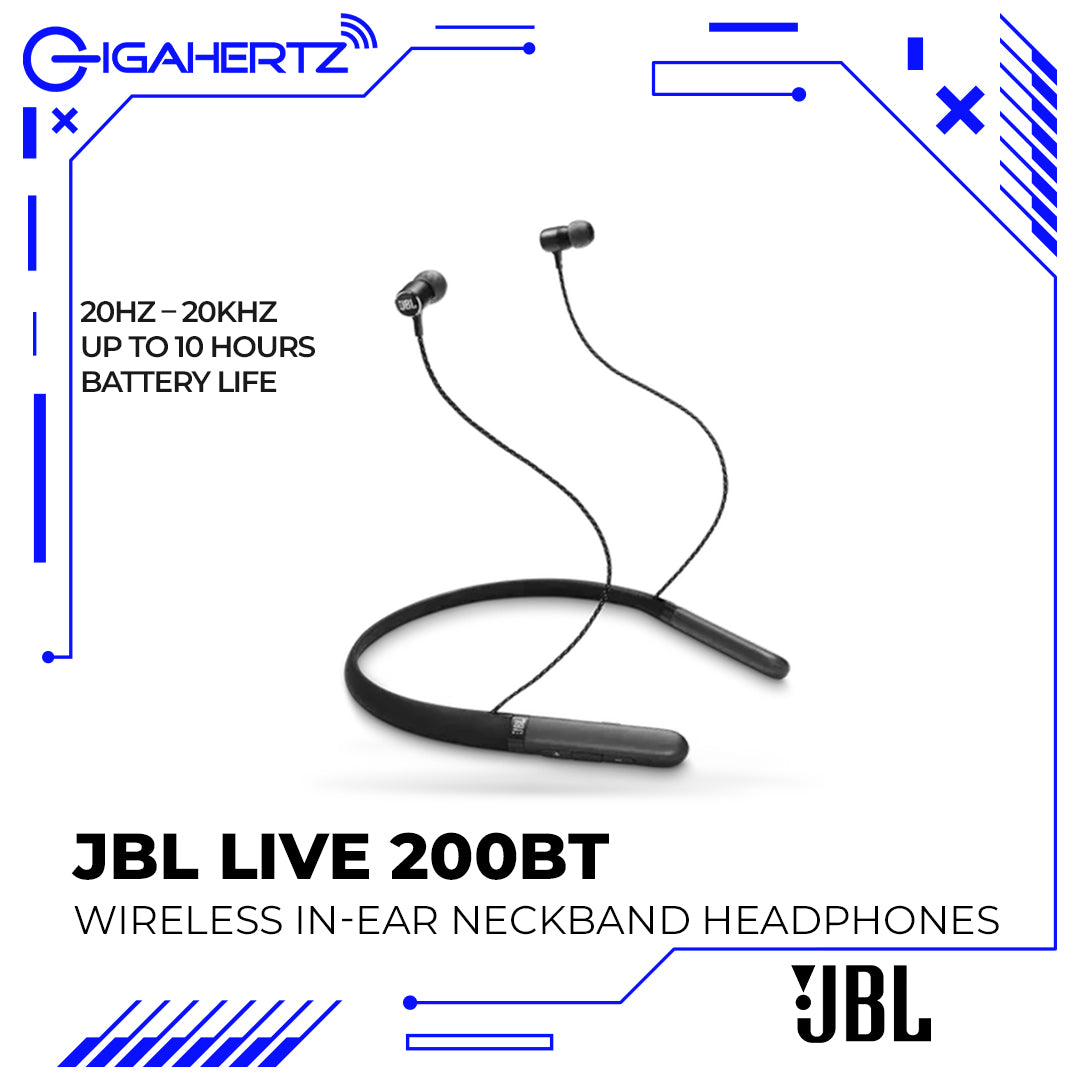 JBL Live 200BT Wireless In-Ear Neckband Headphones