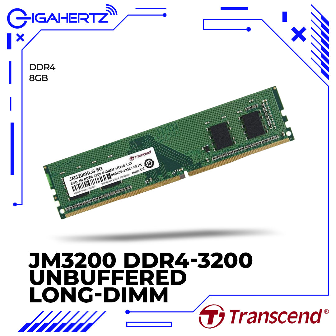 Transcend JM3200 DDR4-3200 Unbuffered Long-DIMM