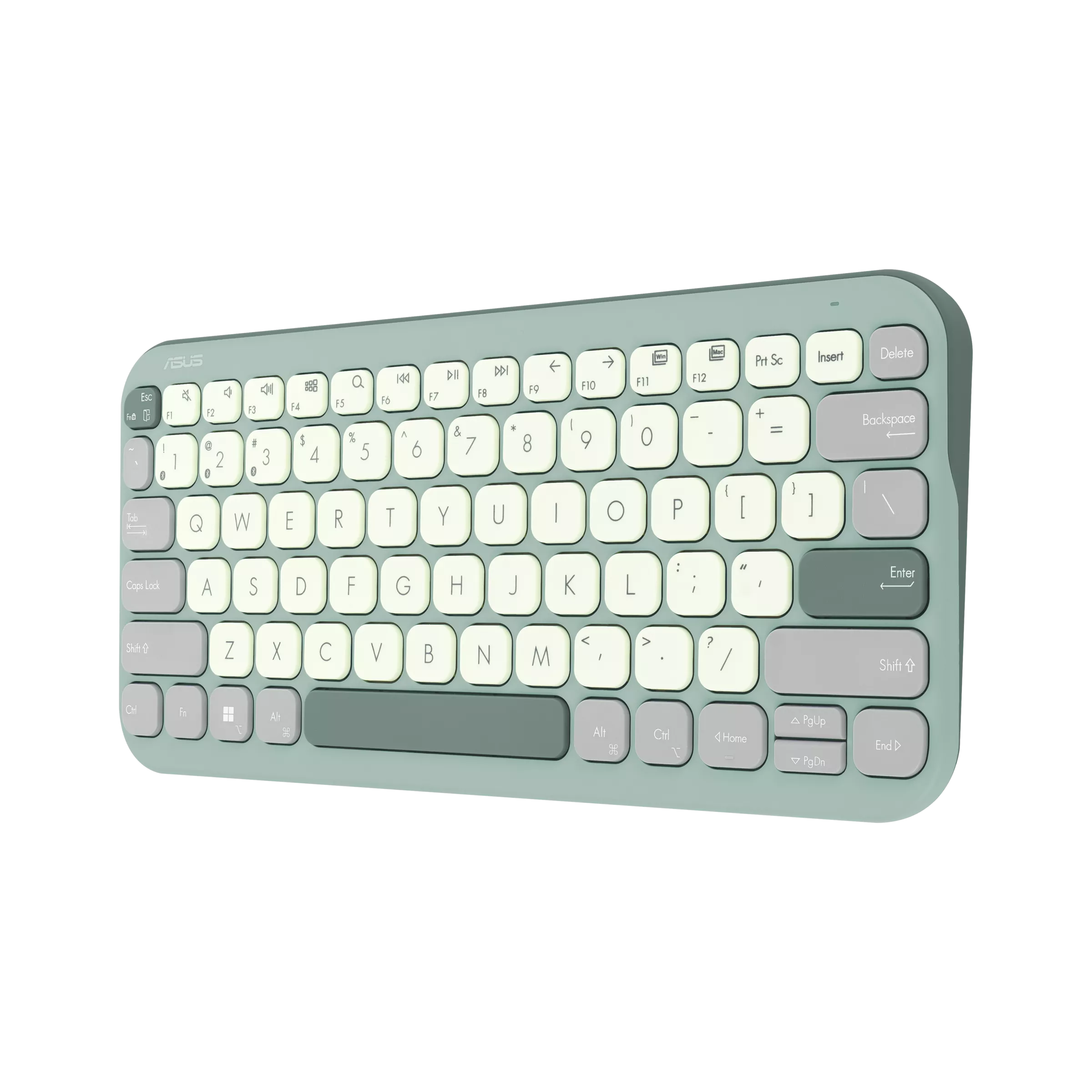 Asus Marshmallow KW100 Wireless Keyboard (Green Tea Latte)