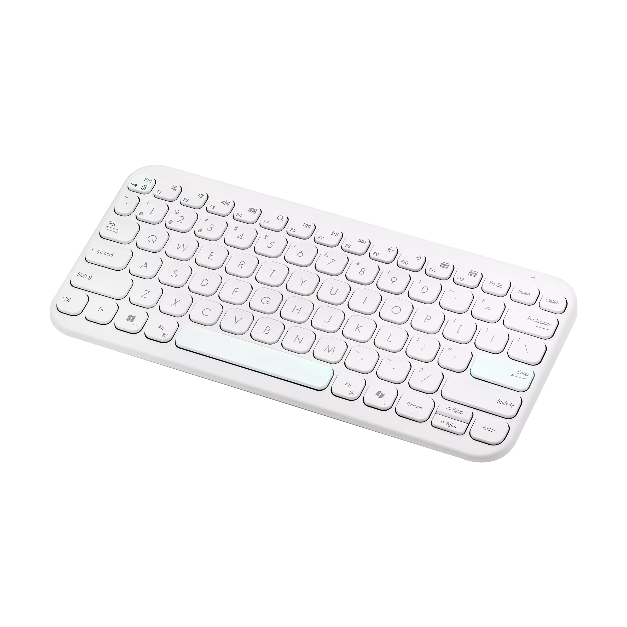 Asus Marshmallow KW100 Wireless Keyboard (Oat Milk)