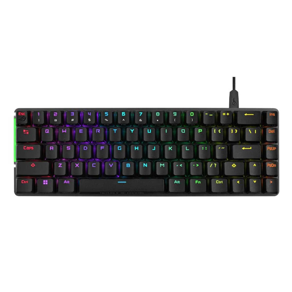 Asus ROG Falchion Ace M602 65% RGB Compact Gaming Mechanical Keyboard (ROG NX Red Switch Linear & Swift) (Black)
