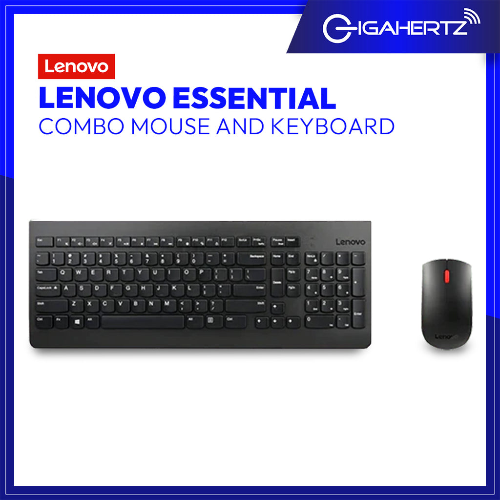 Lenovo Essential Wireless Combo Mouse and Keyboard | Gigahertz