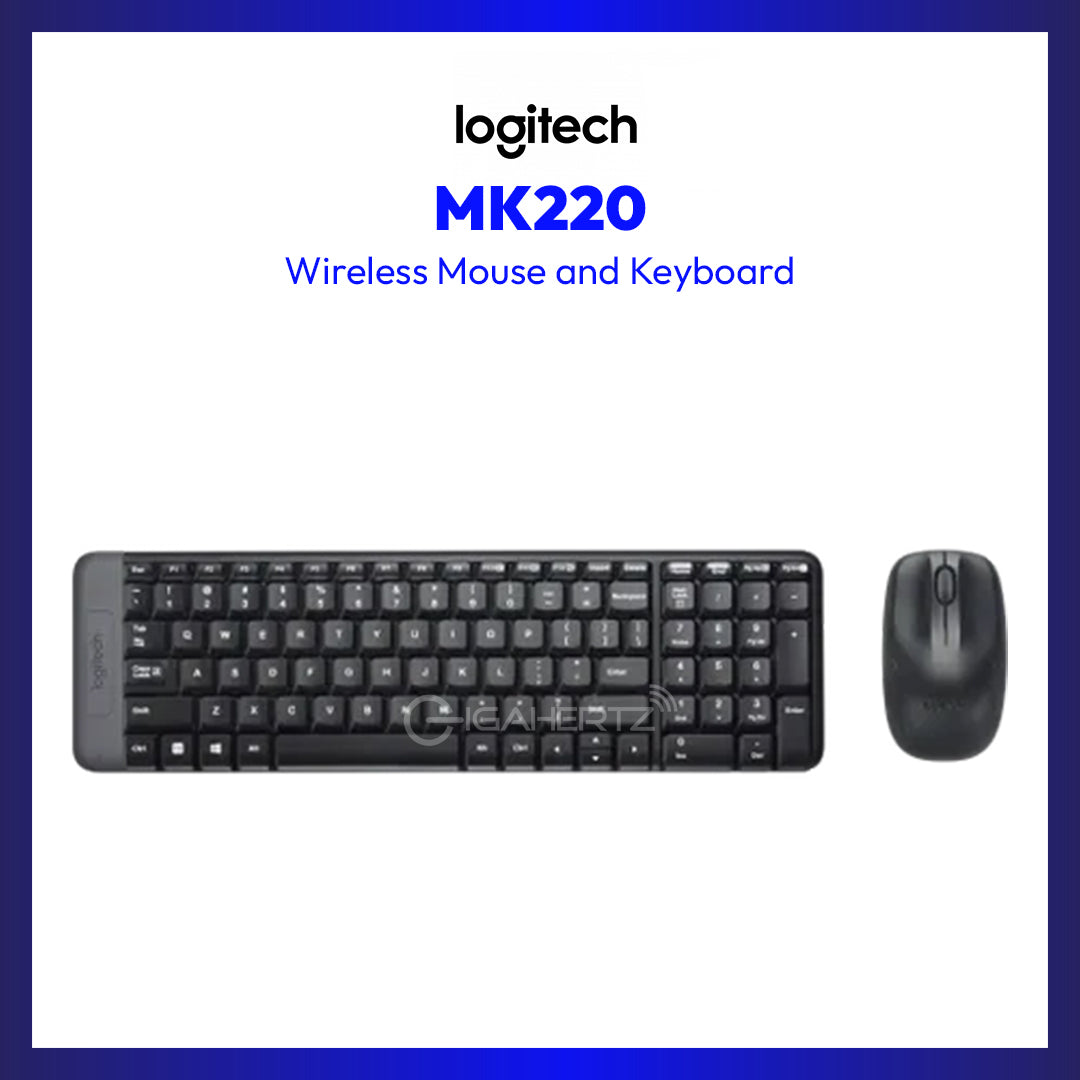 Logitech MK220 Wireless Keyboard and Mouse Combo