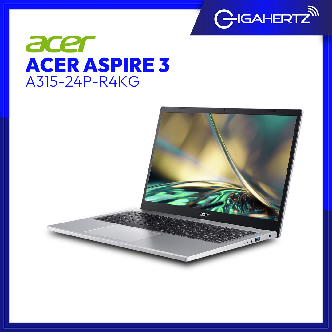 Acer Aspire 3 A315 - 24P - R4KG | 15.6" HD | Ryzen 3 7320U | Radeon Graphics | 8GB RAM | 512GB SSD | WIN 11 | Gigahertz