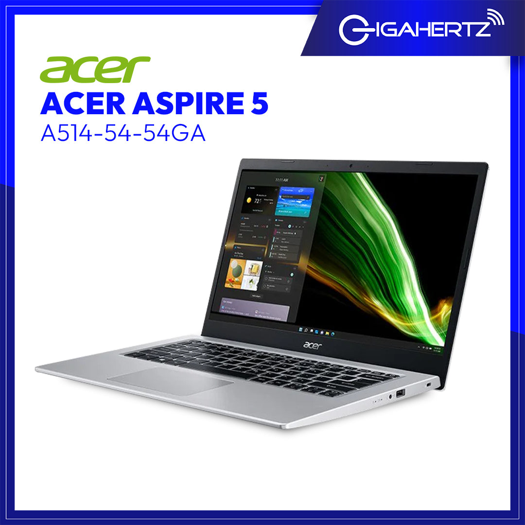 Acer Aspire 5 A514 - 54 - 54GA OPI | 14" FHD | i5 - 1135G7 | Iris Xe Graphics | 8GB RAM | 512GB SSD | WIN 11 | Gigahertz