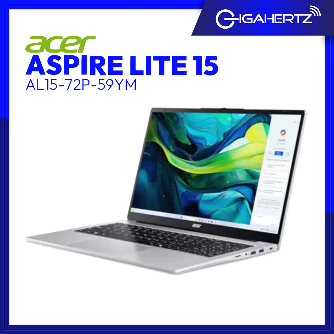Acer Aspire Lite 15 AL15-72P-59YM | 15.6" LCD | Intel Core i5-13500H | UHD Graphics | 16GB RAM | 512GB SSD | WIN 11