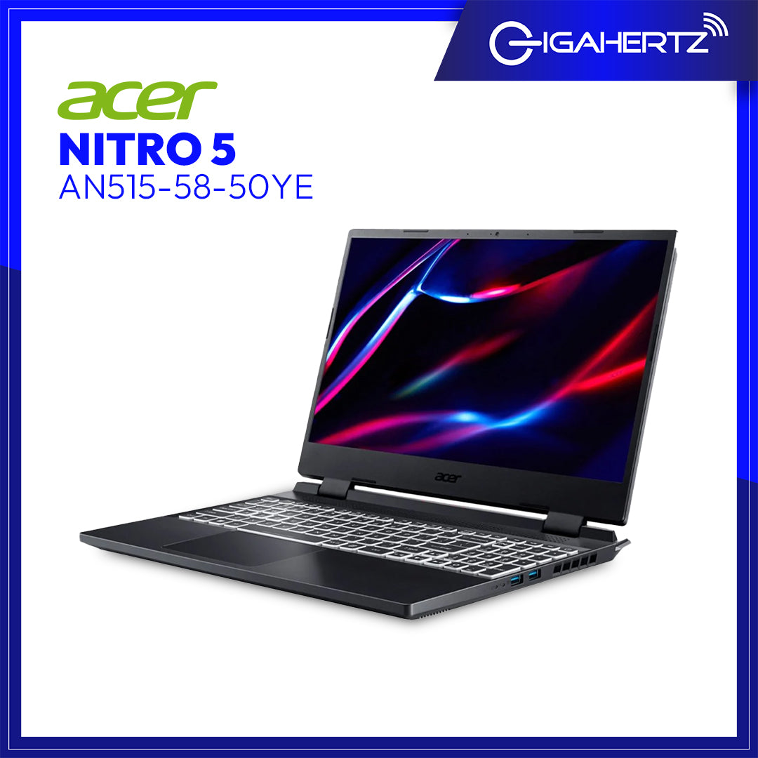 Acer Nitro 5 AN515 - 58 - 50YE | 15.6" FHD | i5 - 12500H | GeForce RTX 3050 | 8GB RAM | 512GB SSD | WIN 11 | Gigahertz