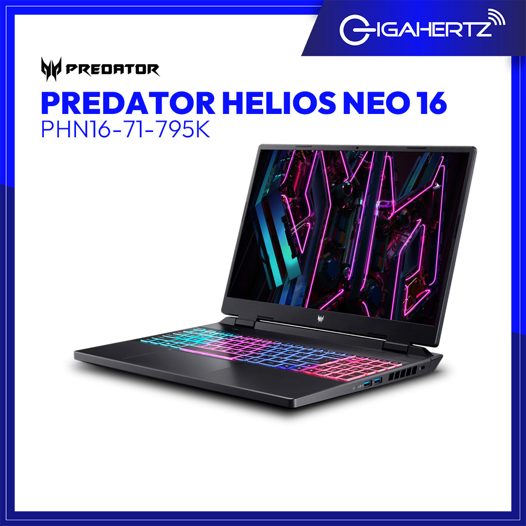 Acer Predator Helios Neo 16 PHN16-71-795K | 16" LCD | i7-13700HX | GeForce RTX 4060 | 16GB RAM | 512GB SSD | WIN 11