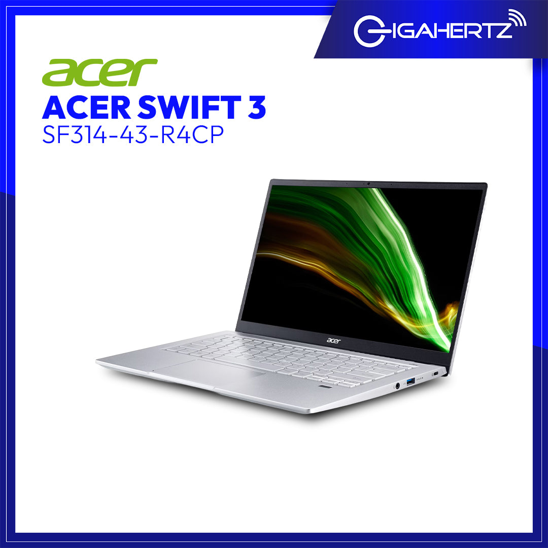 Acer Swift 3 SF314 - 43 - R4CP Notebook | 14" FHD | Ryzen 5 5500U | Radeon Graphics | 8GB RAM | 512GB SSD | WIN 10 | Gigahertz