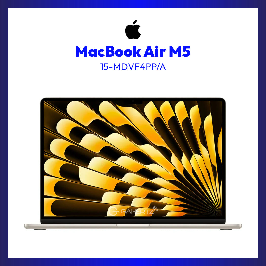 MacBook Air (M5) 15-inch | 10-Core CPU | 10-Core GPU | 24GB Unified Memory | 1TB SSD | macOS | Starlight
