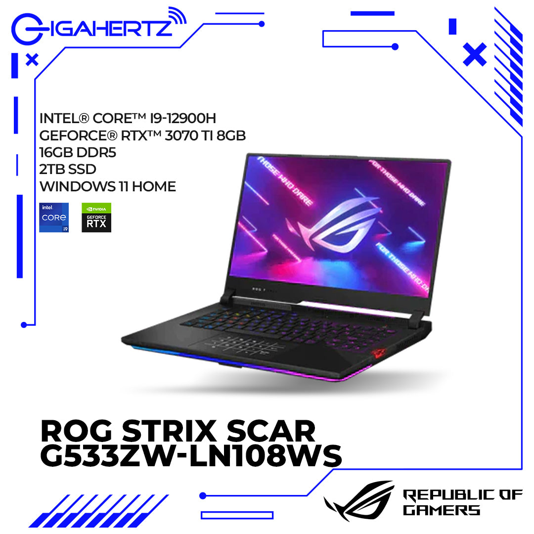 Asus ROG Strix Scar G533ZW-LN108WS Gaming Laptop