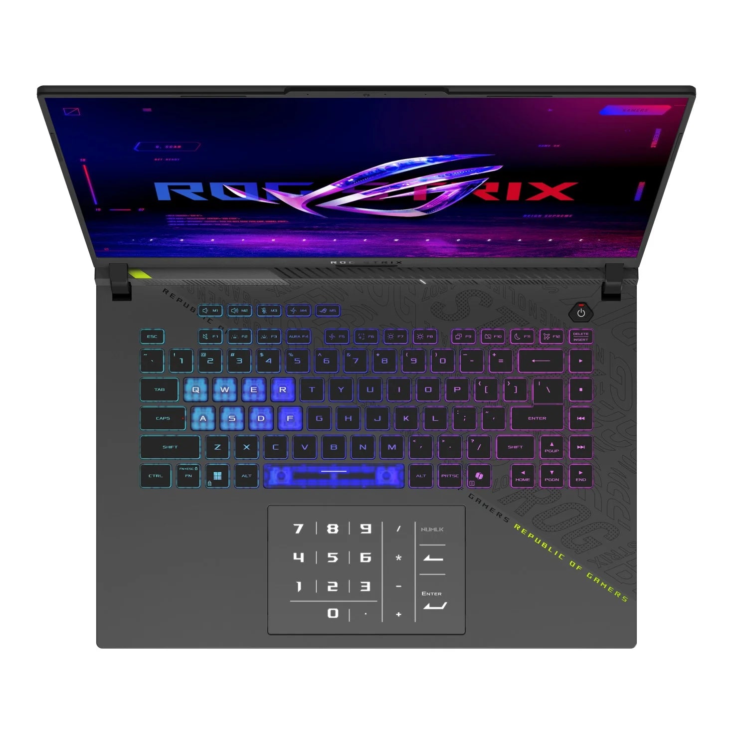 ASUS ROG Strix G16 G614PH-RV119WSM Laptop (Eclipse Gray) | 16" FHD+ (1920x1200) 165Hz IPS | Ryzen 9 8940HX | 16GB RAM | 512GB SSD | RTX 5050 | Windows 11 Home