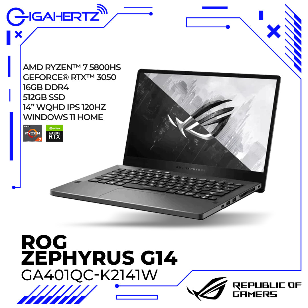 Asus ROG Zephyrus G14 GA401QC-K2141W - Laptop Tiangge